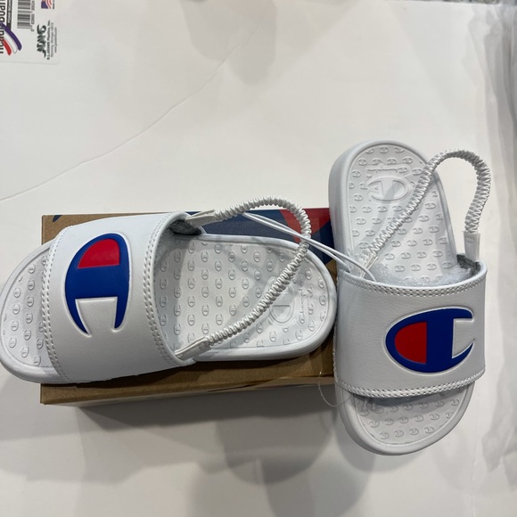 Champion Super Slides Sandals Shoes Toddler Size 8 New In Box - Picture 3 of 6